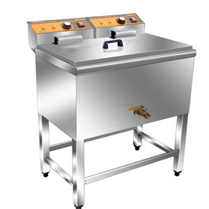 Electric Fryer (Stand, 1 Tank 2 Baskets)