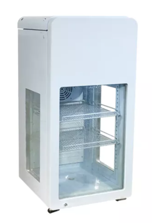 SC68T 60 Can 2.4 Cu.ft 3-Side Transparent Glass Door Beverage Cooler