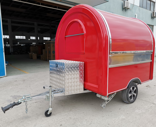 Mobile Custom Made Fiberglass food trailers fully equipped/food trailer coc/foodcart mobile food trailer
