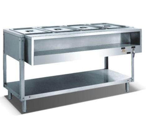 detachable 3 pan bain marie with cabinet