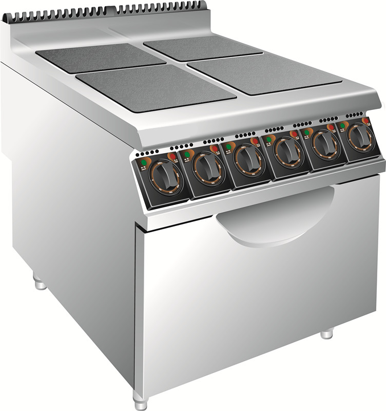 Electric Range with 4-Burners & Oven