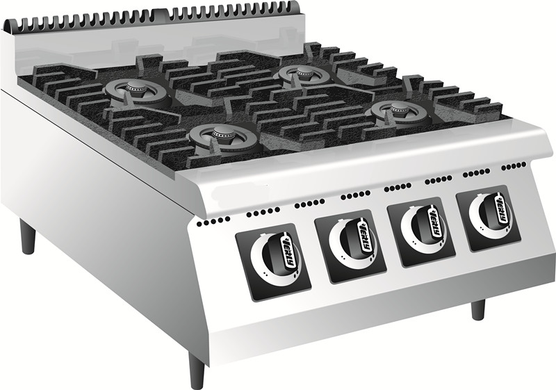 Gas Stove with 4-Burners